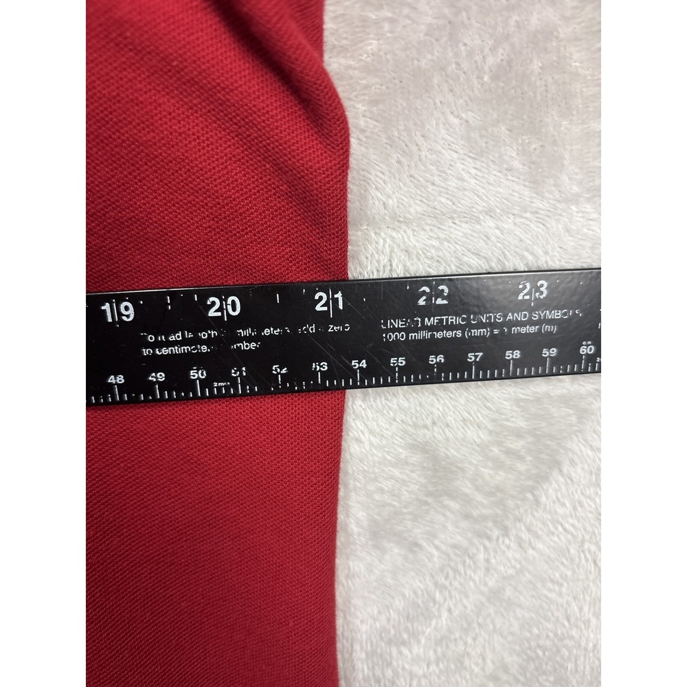 Vintage John Deere Red Polo Shirt XL embroidered - Picture 5 of 6